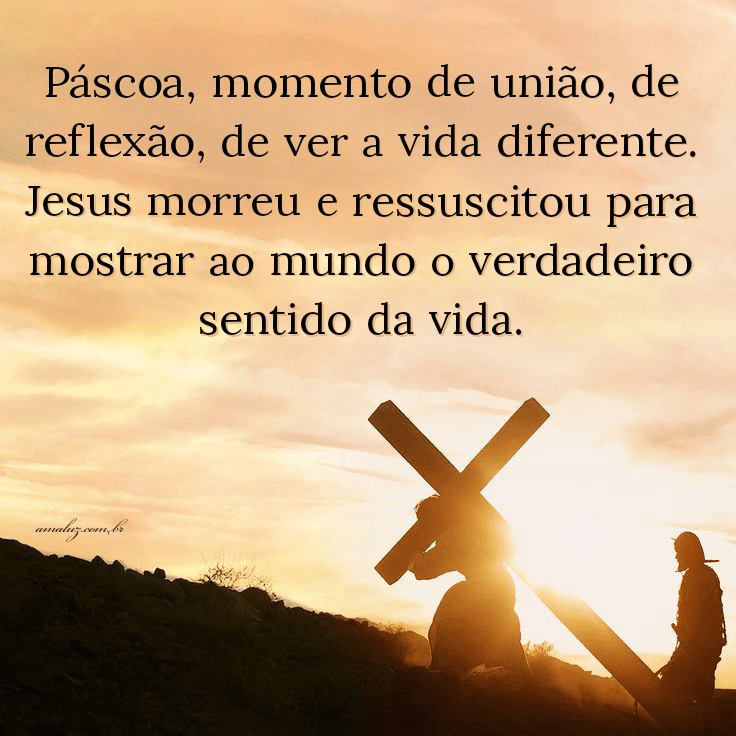 Frases de reflexão do sentido da páscoa