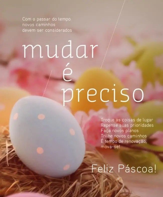 Mensagens curtas de páscoa