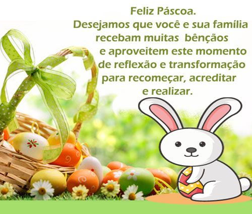 Mensagens de reflexão de páscoa