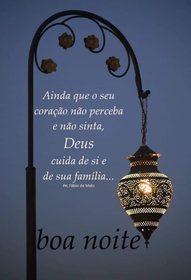 Boa noite Deus cuida da sua família
