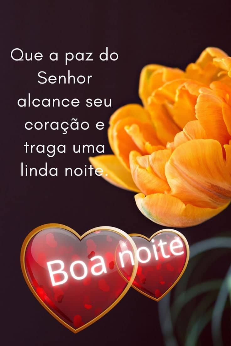 Boa noite com a paz do Senhor