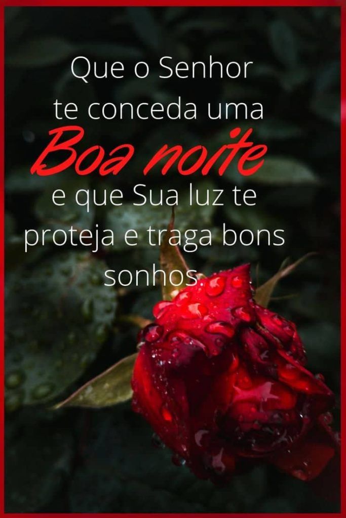 Boa noite com mensagens de esperança