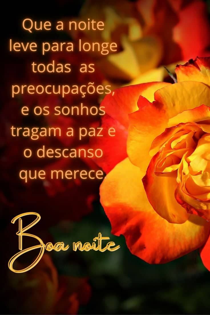 Boa noite com mensagens positivas e imagens lindas