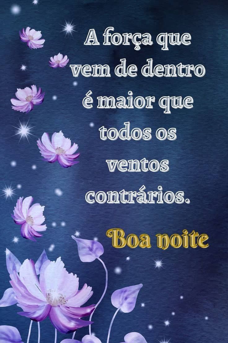 Boa noite mensagens positivas