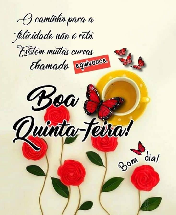 Bom dia boa quinta feira