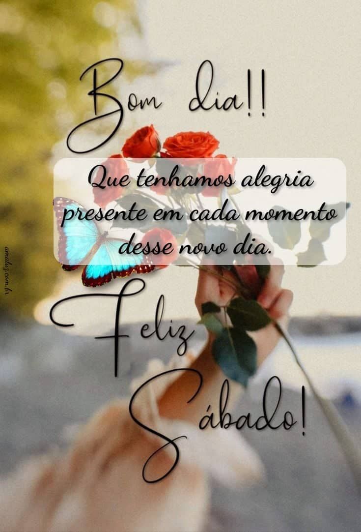Bom dia mensagens de sábado