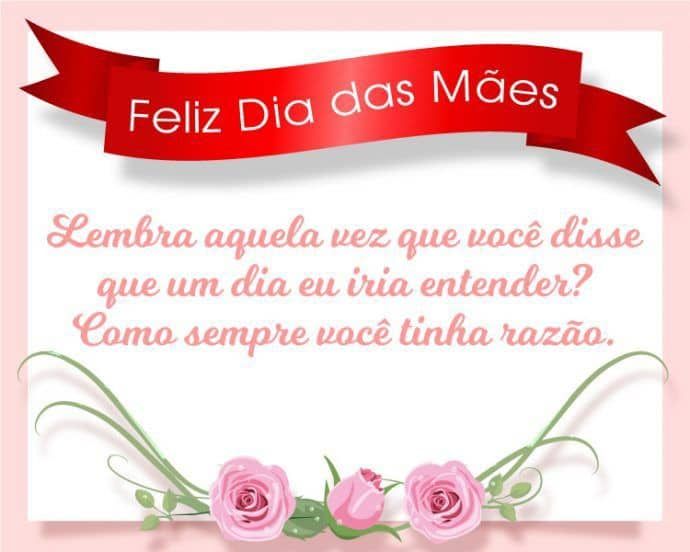 Cartão dia das mães