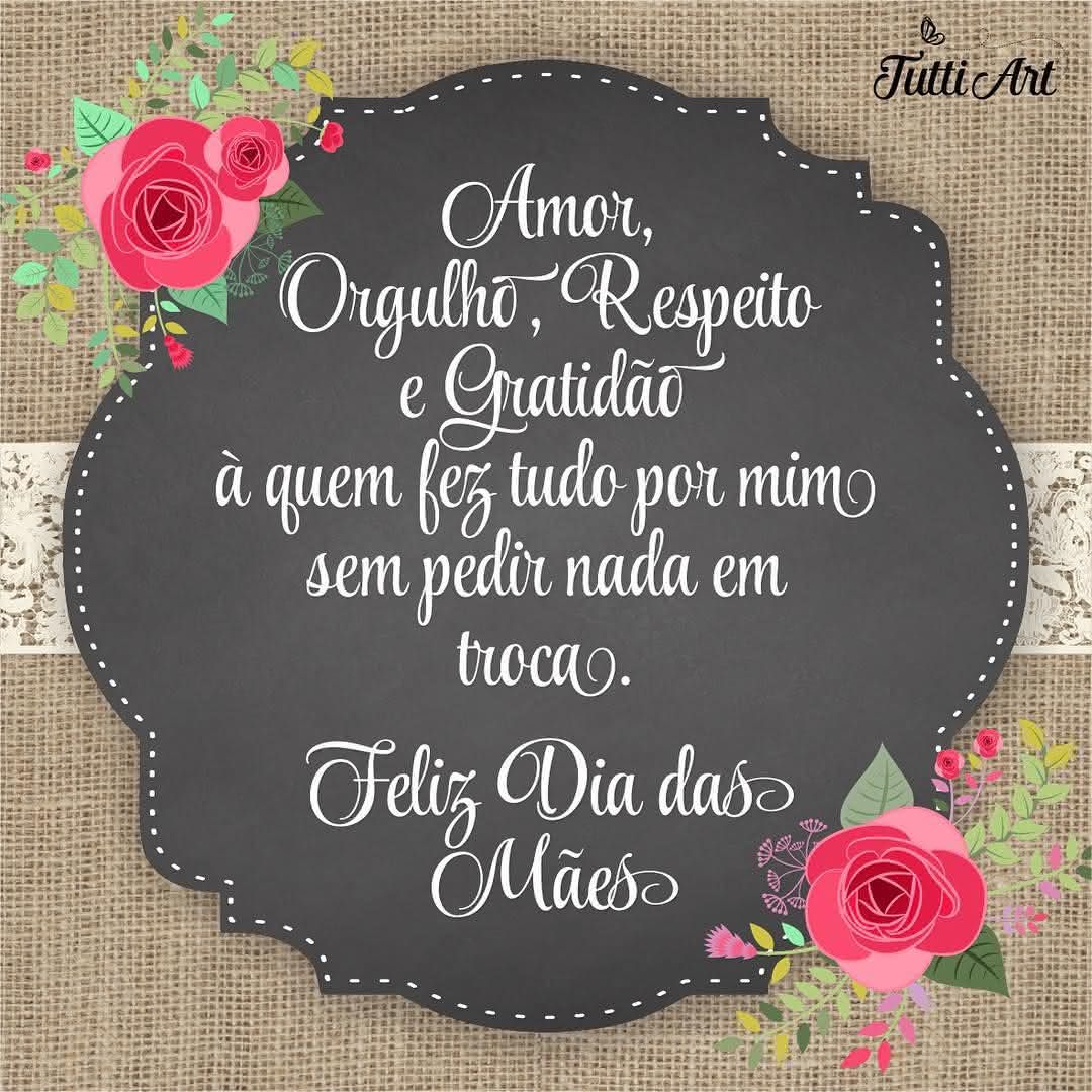 Feliz dia das mães