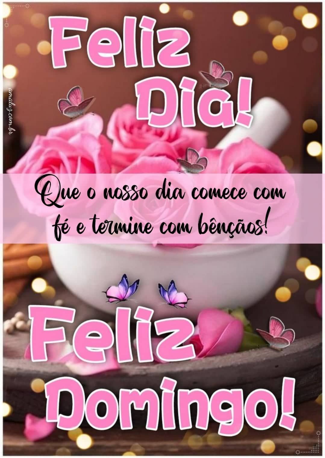 Feliz dia de domingo família