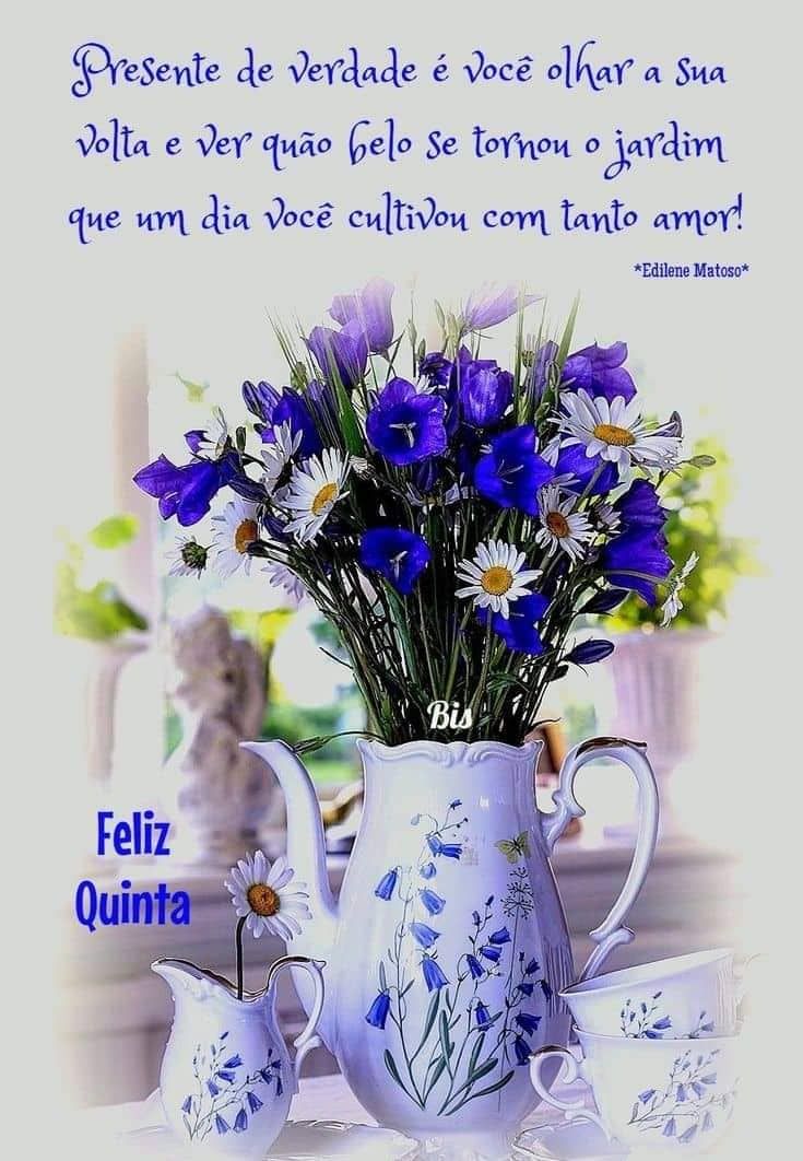 Feliz quinta bom dia