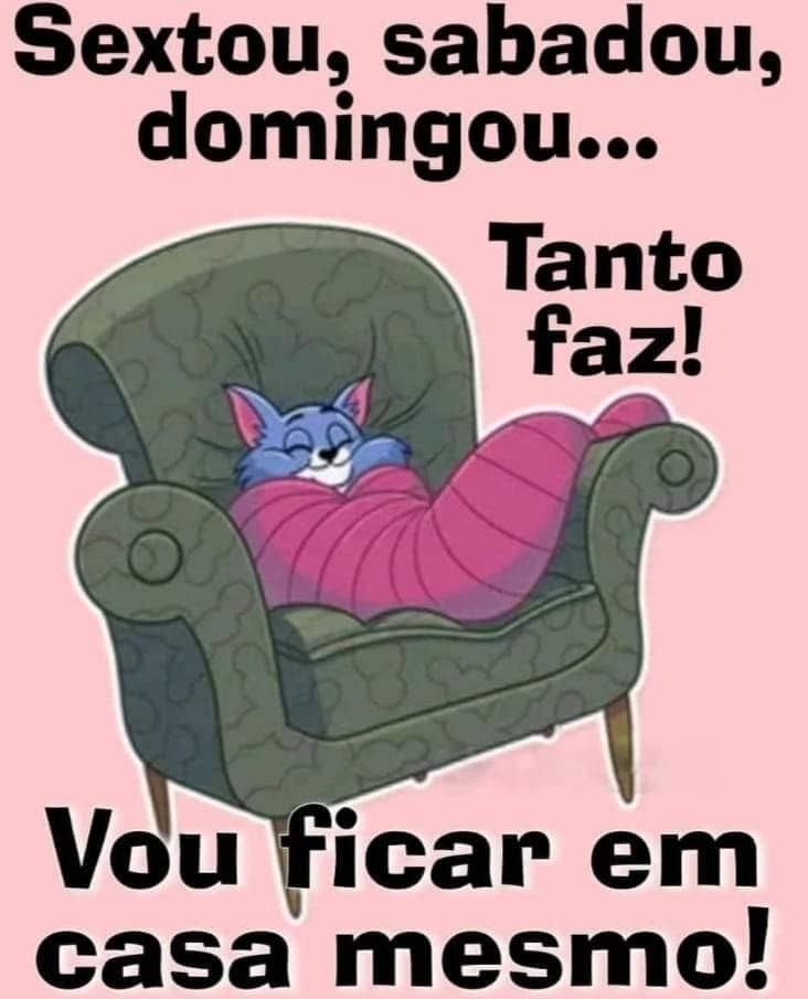 Feliz sexta feira com animo e descanso