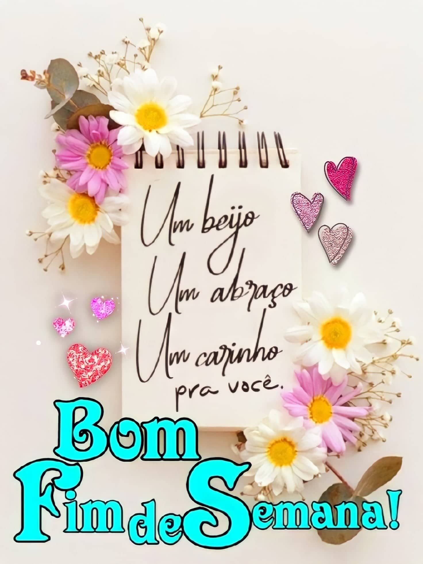Imagens com mensagens de bom fim de semana