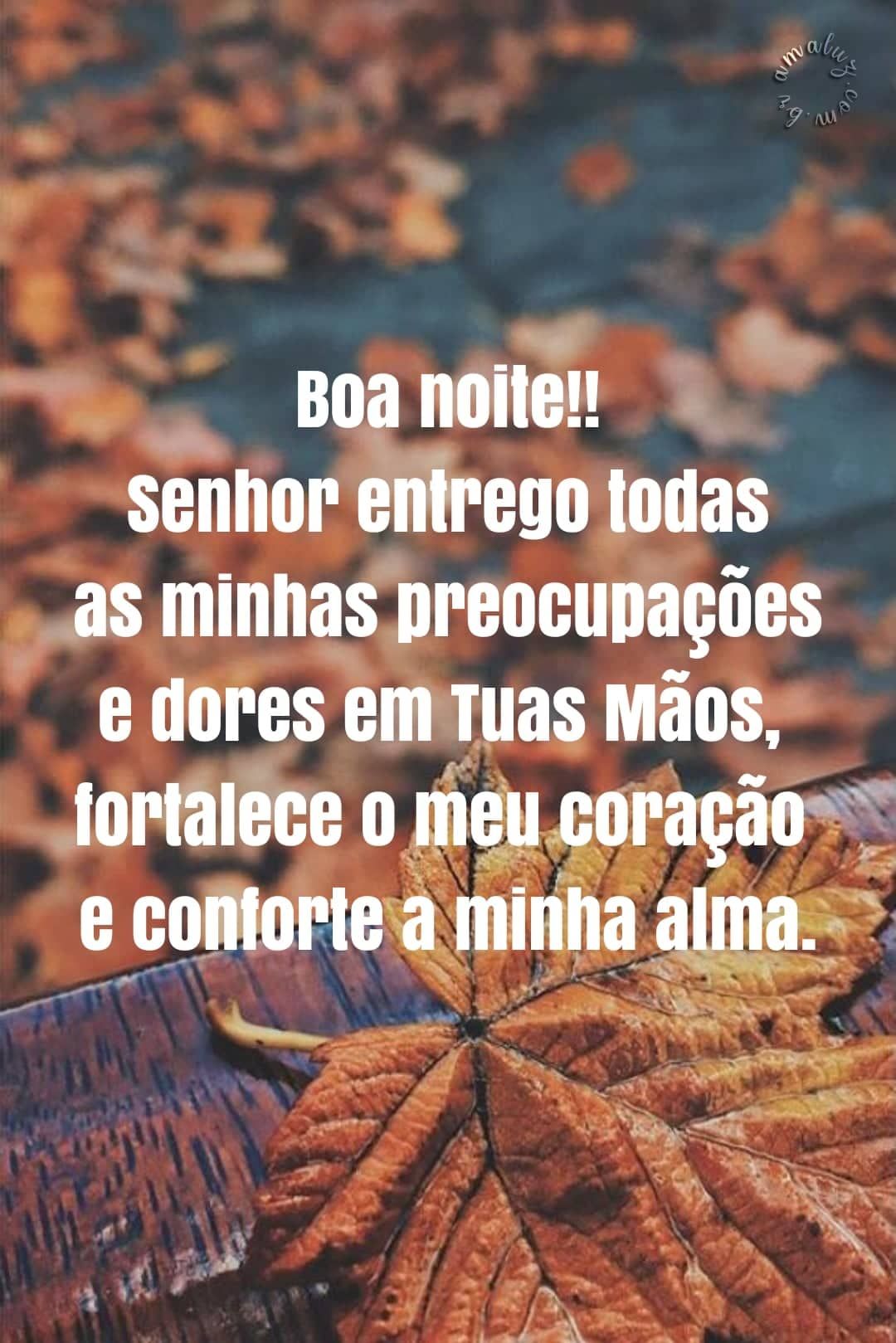 Mensagens de boa noite tranquila