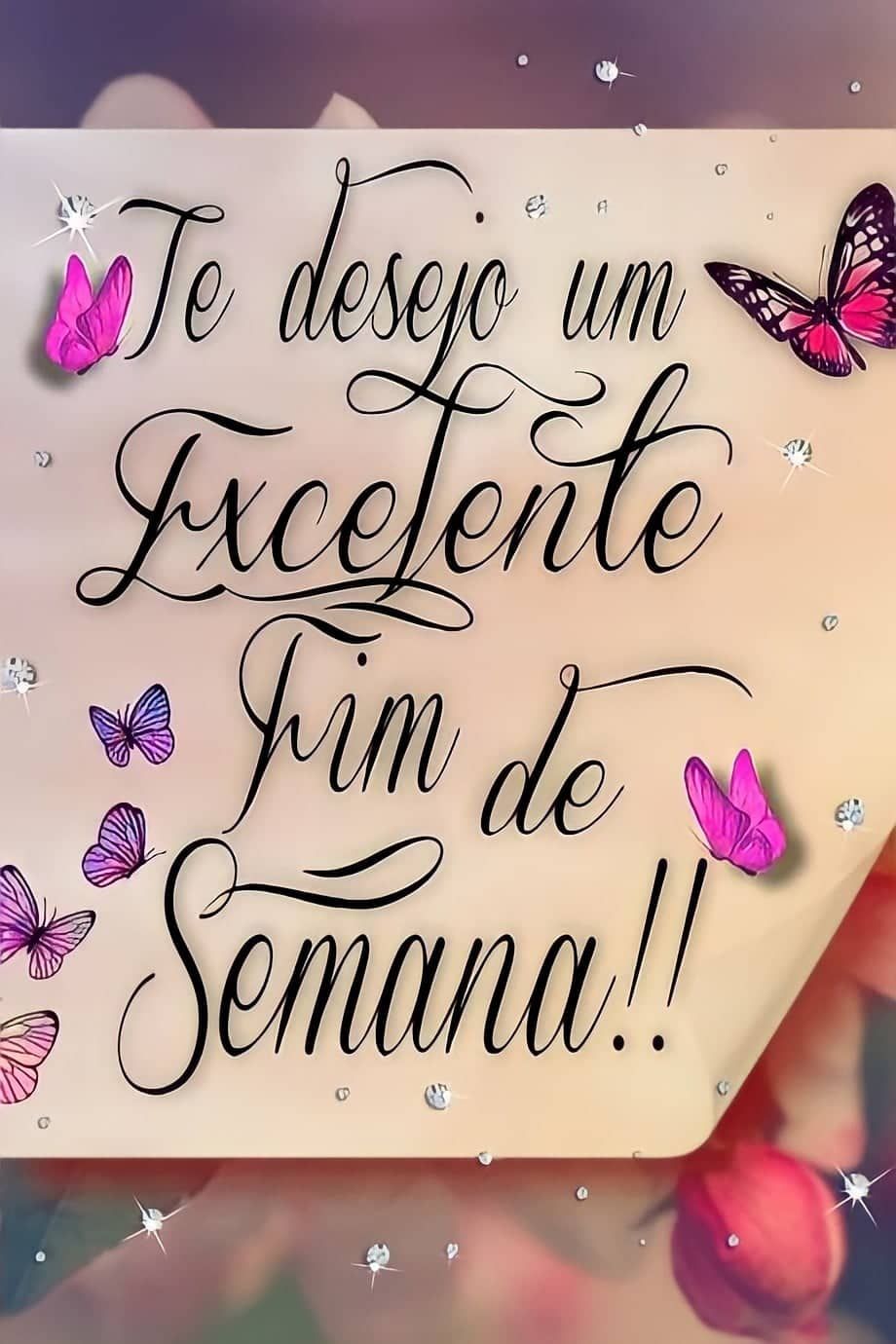 Mensagens de excelente fim de semana