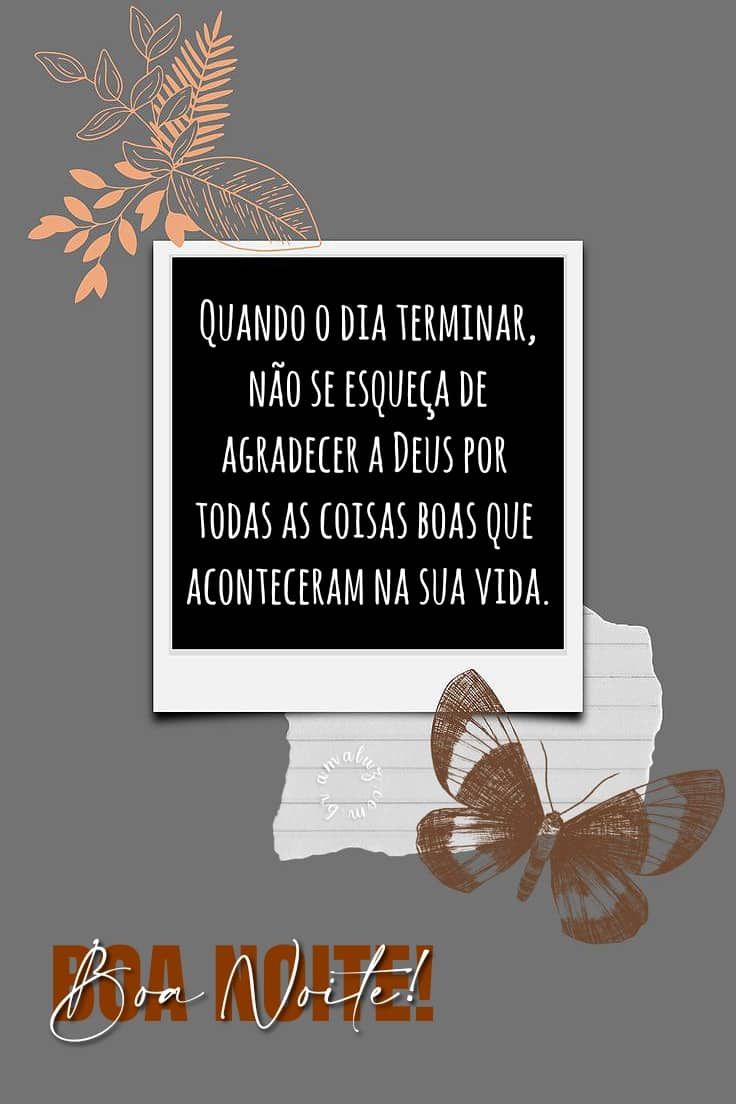 Mensagens tranquilas de boa noite