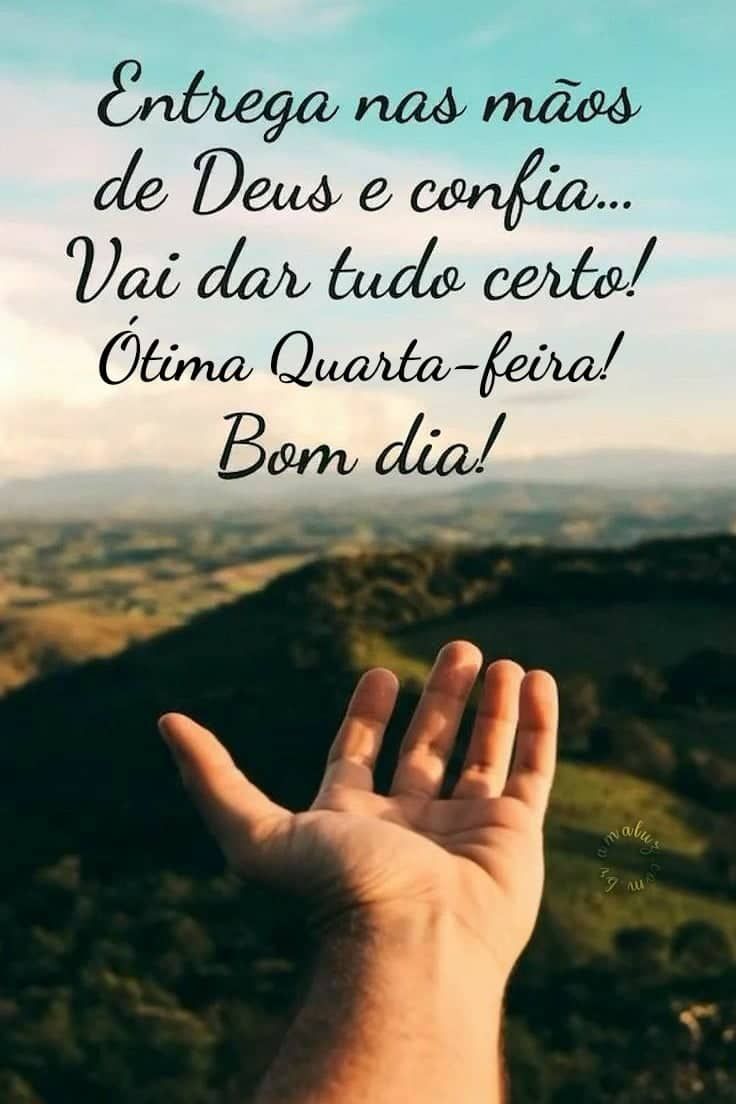 Ótima quarta feira bom dia