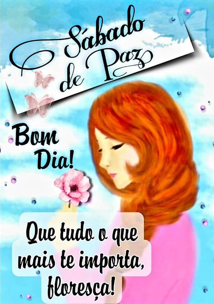 Sábado de paz bom dia