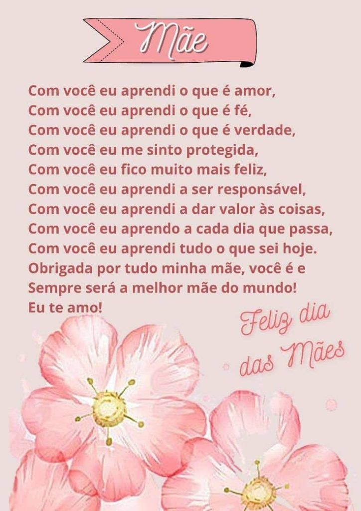 feliz dia das mães com textos emocionantes