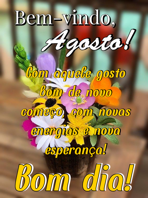 Bonjour 🥀 Agosto seja um mês abençoado para todos 🙏🌻🌷❤️ _ #bomdia🌞  #felizAgosto #happyaugust