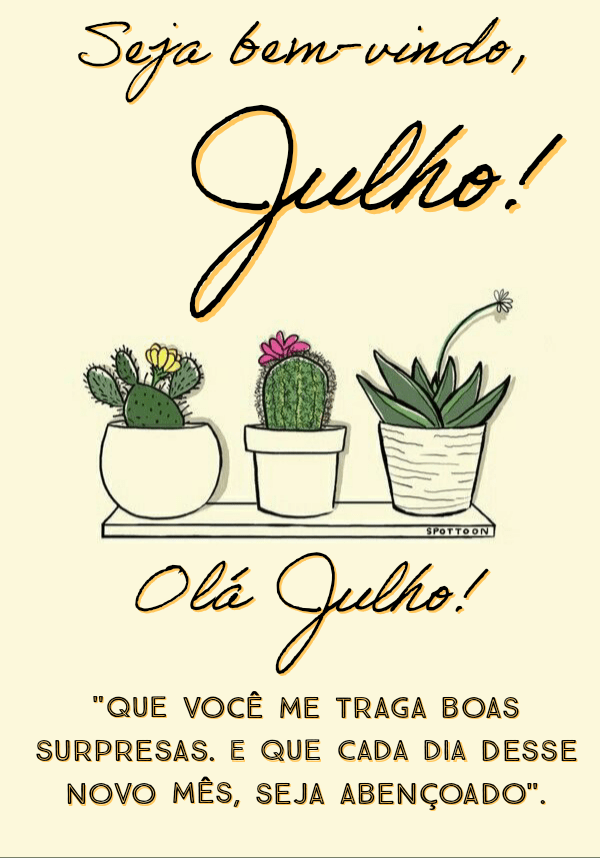 Imagens de seja bem vindo julho