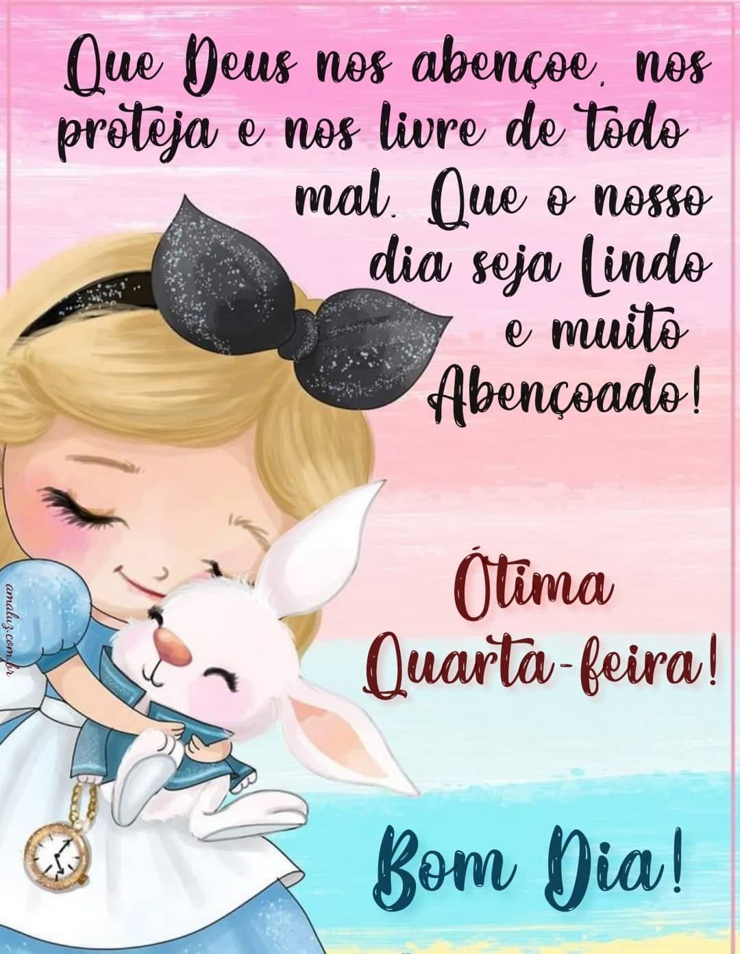 Ótima quarta-feira bom dia