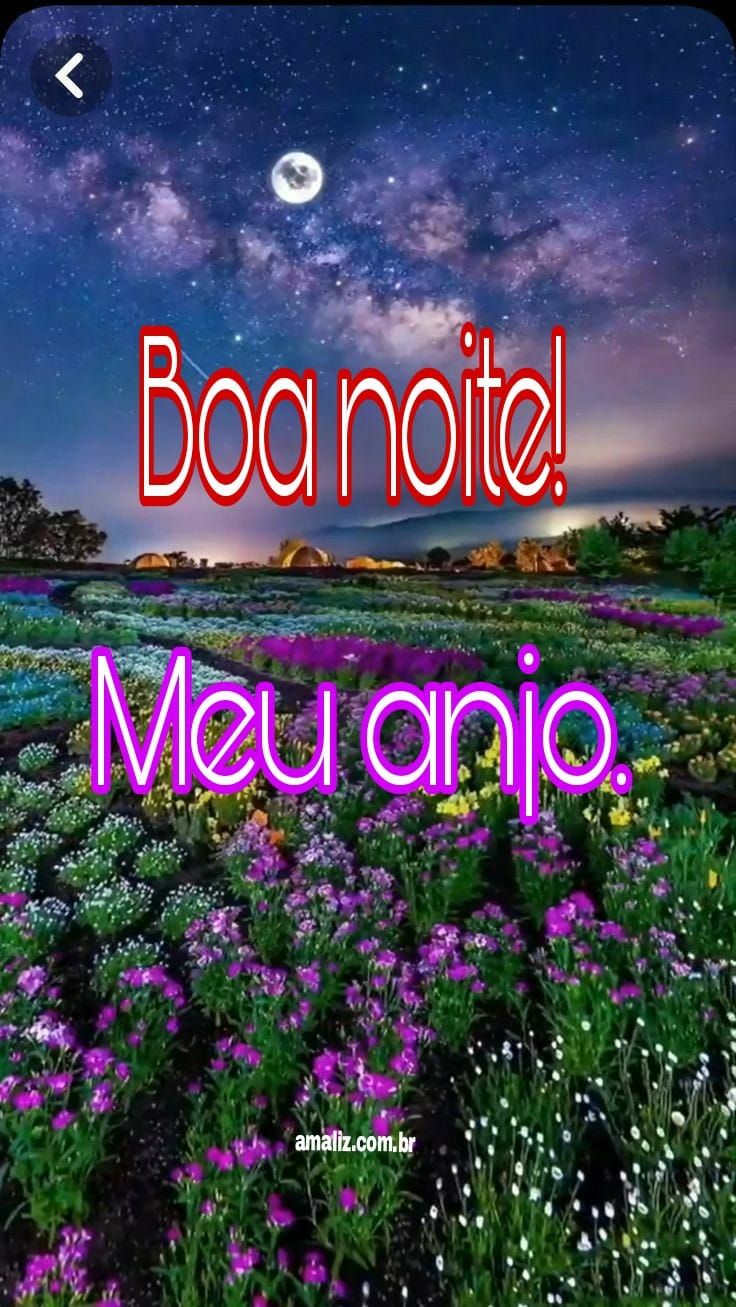 Boa noite! Meu anjo.