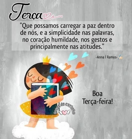 Terça-feira paz dentro de nós