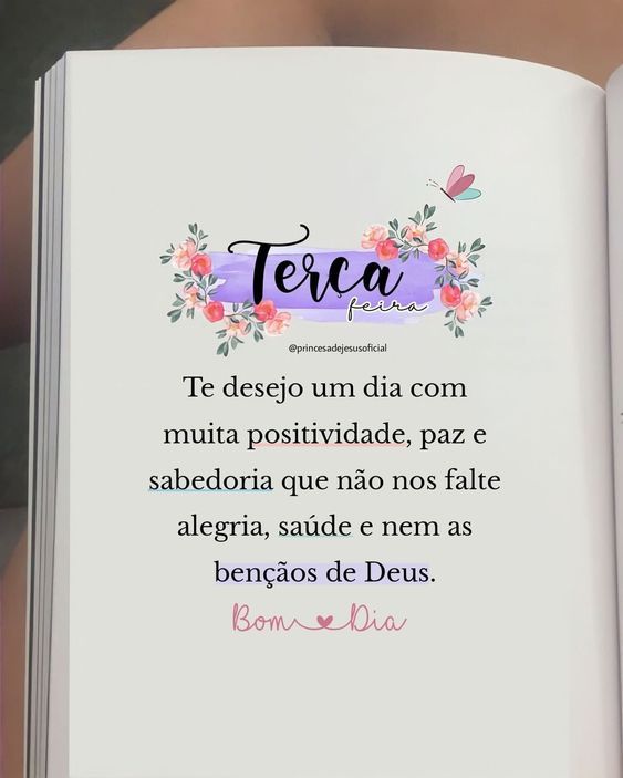 Terça-feira com positividade