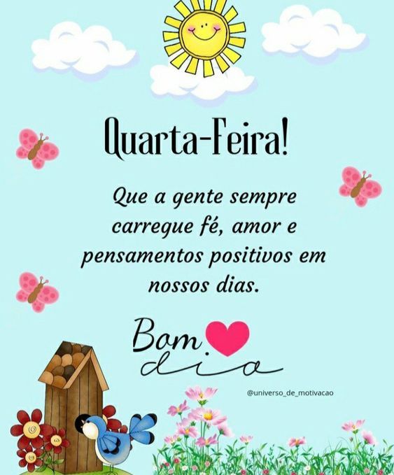 Quarta-feira carregue fé