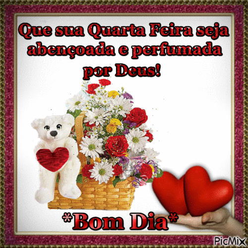 Quarta-feira perfumada por Deus