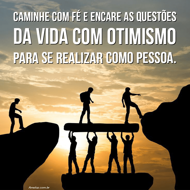 Caminhe com fé