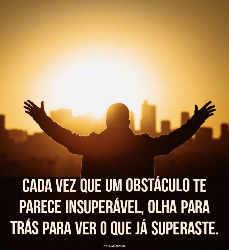 Mensagem com motivação para enxergar a luz no fim do túnel