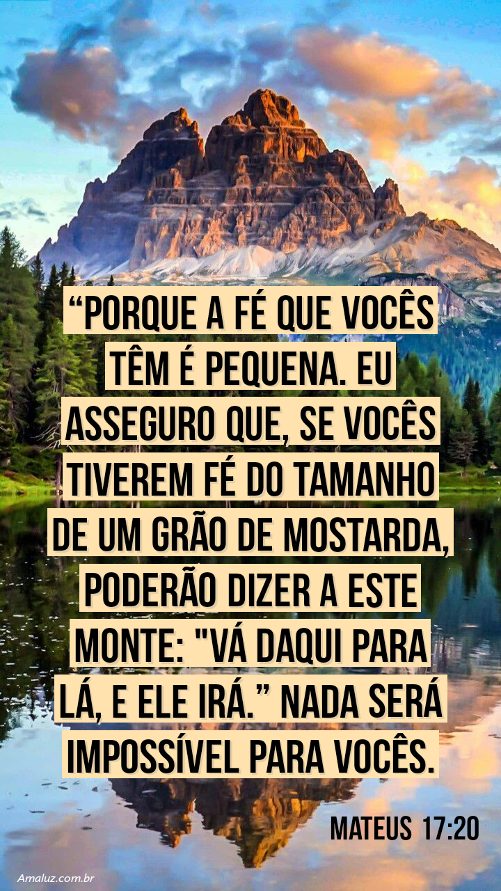 Mensagem de fé