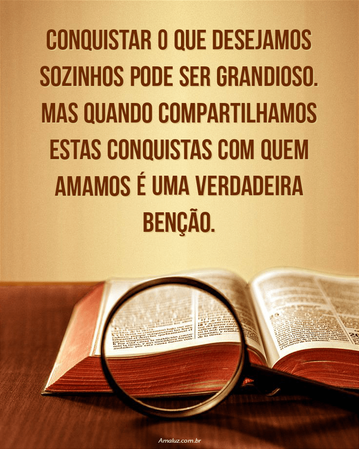 Mensagens com motivação de conquistas