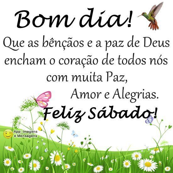 Bom dia com muita paz