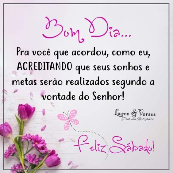 Bom dia pra você que acordou