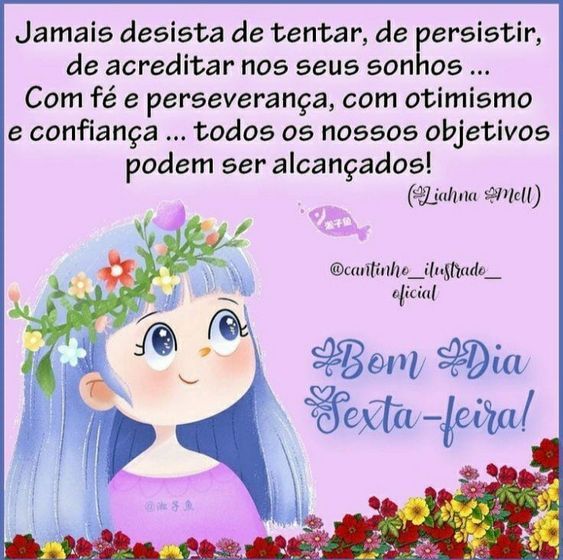 Bom dia sexta-feira com fé