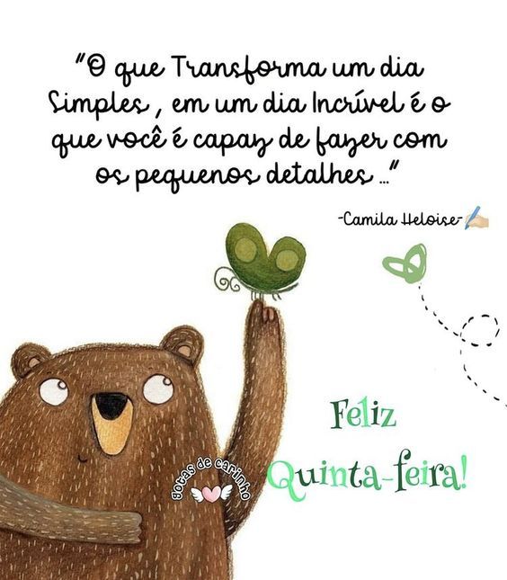 Um dia incrível feliz quinta