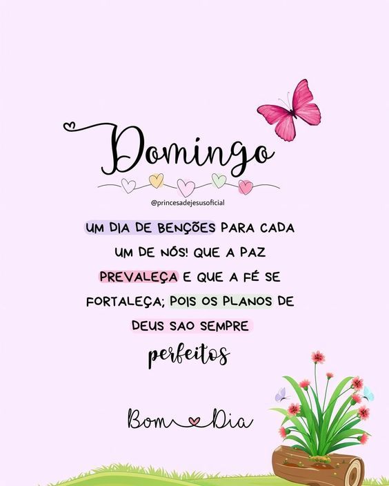Domingo dia de bênçãos
