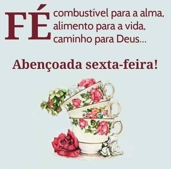 Fé abençoada sexta