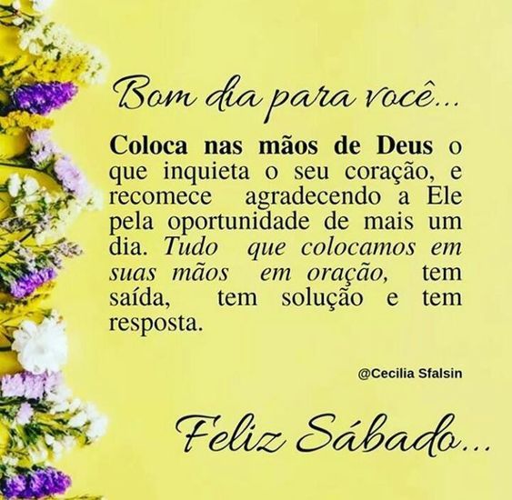 Bom dia para você de Deus