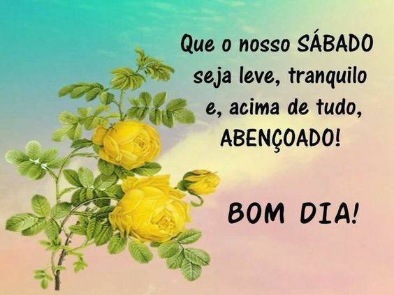 Nosso sábado seja leve