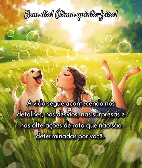 Bom dia ótima quinta-feira