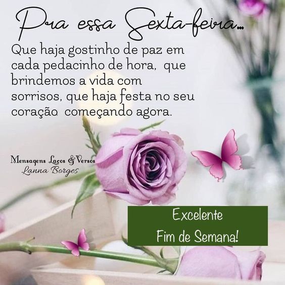 Pra essa sexta-feira