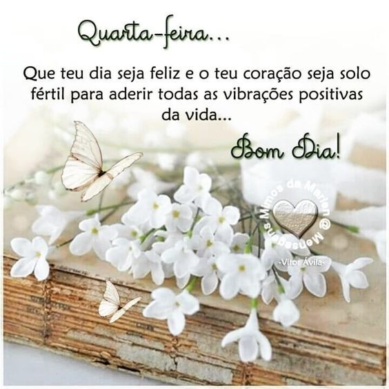 Quarta-feira seja feliz