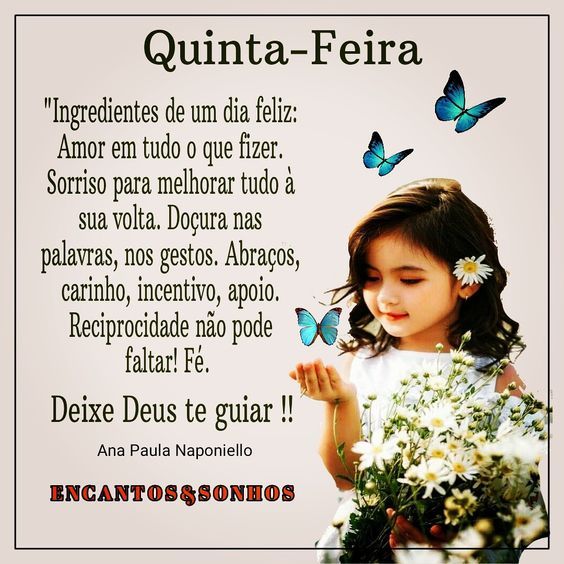 Ingredientes de um dia feliz