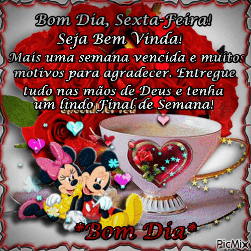 Seja bem-vinda sexta-feira