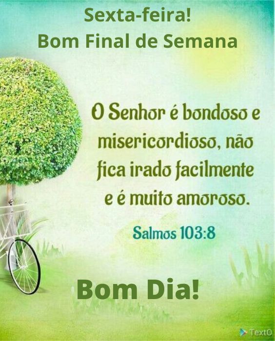 Salmos 103:8 bom dia