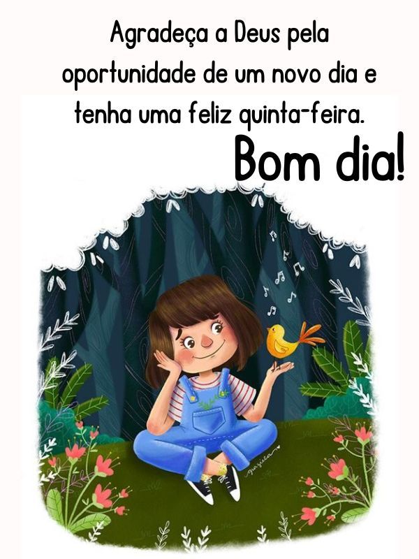 Bom dia quinta-feira oportunidade