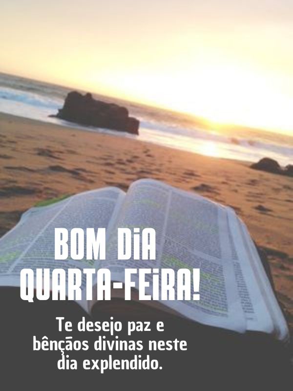 Bom dia quarta-feira com Deus desejos